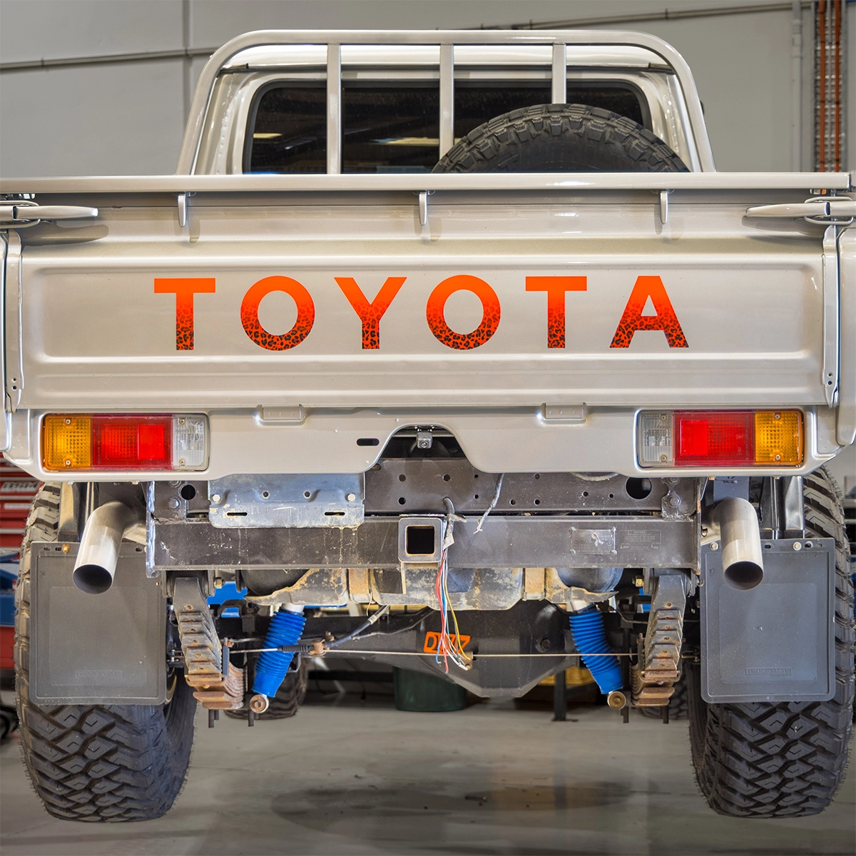 Manta 3-inch Twin Exhaust System suitable for Toyota LandCruiser 79 Series VDJ79 Single Cab 2007-2016 Pre-DPF - Image 6