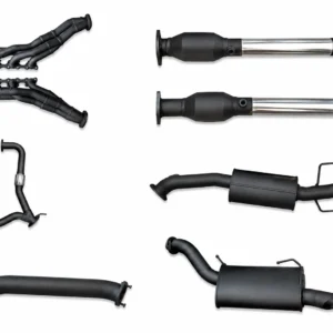 Manta Exhaust for Y62 Nissan Patrol 5.6L 3in Full System with Extractors, High Flow Cats (Loud)