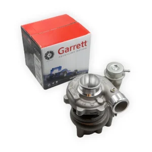 Garrett GBC22-350 44mm turbo, with its Garrett box