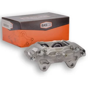 1KD-FTV front brake caliper, left side, shown with its box, suitable for Toyota Hilux N70 KUN26 07/2011 on with VSC