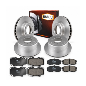Brake pads and rotors kit for Toyota LandCruiser 80 Series 1992-1998