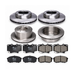Ultima brake pads and rotors kit for Toyota LandCruiser 80 Series 1990-1992