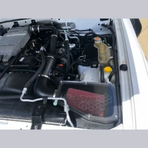 Fatz ZD30 airbox plumbing kit fitted in a Nissan Patrol GU