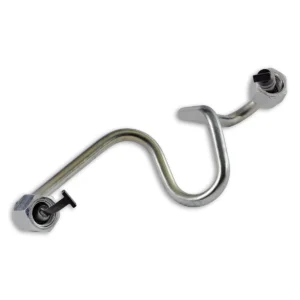 Genuine 1KD-FTV pump to rail injector line suitable for Toyota Hilux N70 and Prado 120 and 150 Series, front view.