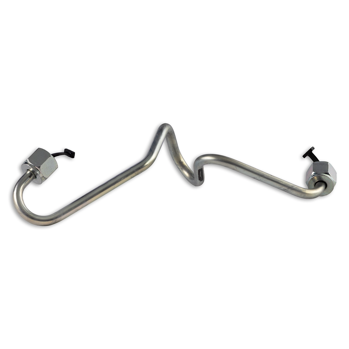 Genuine 1KD-FTV pump to rail injector line suitable for Toyota Hilux N70 and Prado 120 and 150 Series, side view.