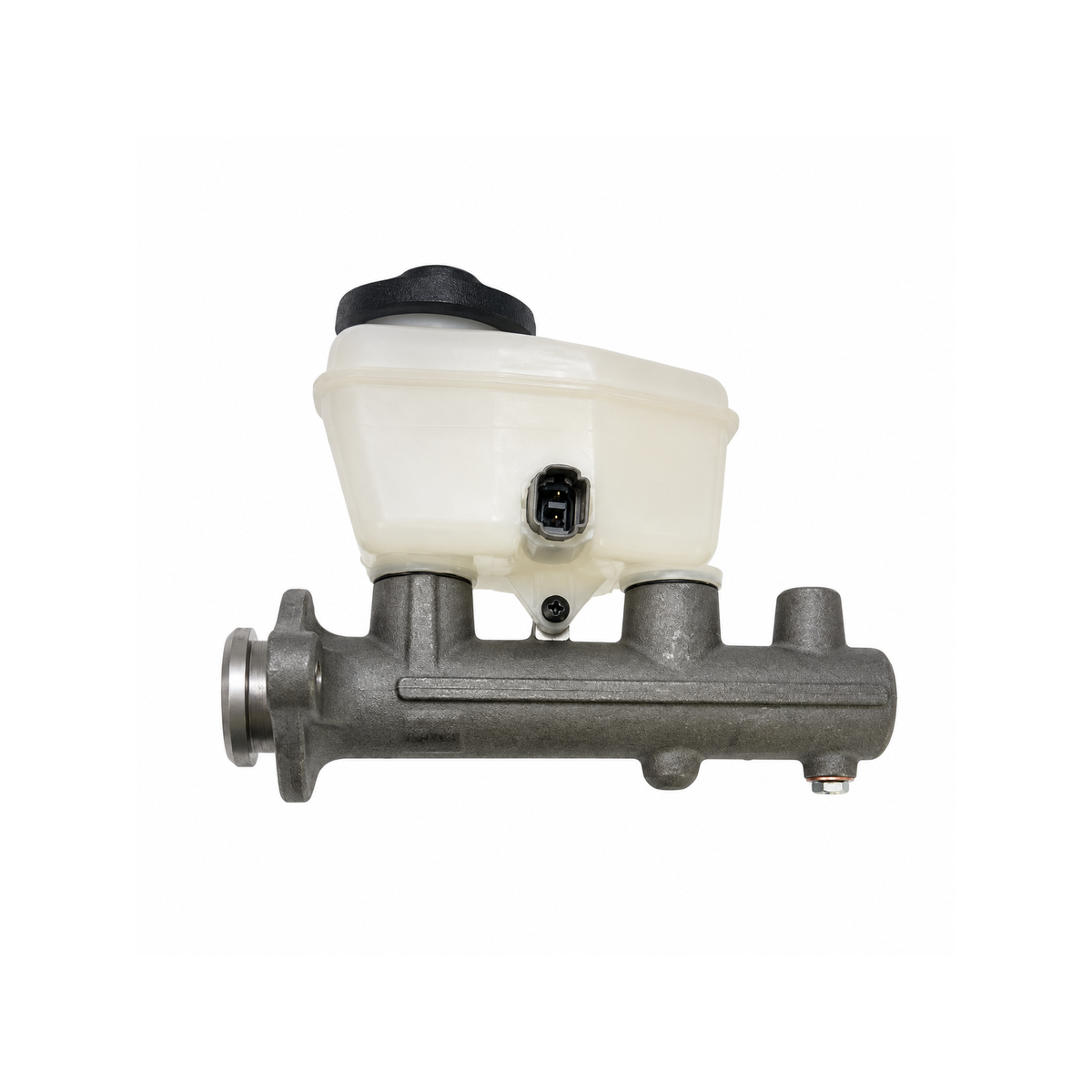 Genuine Aisin brake master cylinder, 2 bolt Non ABS, reservoir and sensor plug side, for Toyota LandCruiser 80 Series 1995-1998