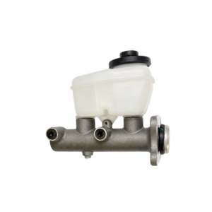 Genuine Aisin brake master cylinder, non ABS, side view, for Toyota LandCruiser 80 Series 1992-1995