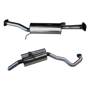 Manta 2.5-inch Stainless Steel Cat Back Exhaust suitable for Nissan Patrol GU 4.5L TB45 Petrol 1997-2001 with Centre and Rear Muffler