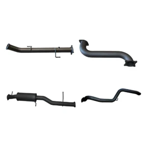 Manta 3-inch Aluminised Steel Dump Pipe Back DPF Delete Exhaust suitable for Volkswagen Amarok V6 3.0L 2016-2022 with Resonator, No Cat, Extended Tailpipe