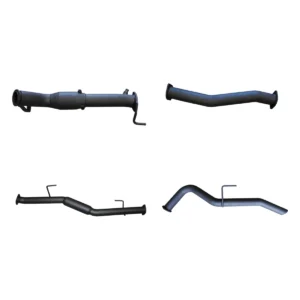 Manta 3-inch Aluminised Steel Turbo Back DPF Delete Exhaust suitable for Nissan Navara NP300 D23 2.3L 2015+ with Cat and Hotdog