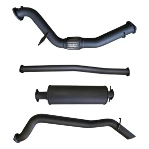 Manta 3-inch Aluminised Steel Turbo Back Exhaust suitable for Ford Ranger PX and PX2 3.2L Pre-DPF 2011-2016 with Muffler, No Cat