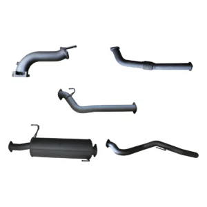 Manta 3-inch Aluminised Steel Turbo Back Exhaust suitable for Holden Rodeo RA 3.0L Non Common Rail Cab Chassis LWB 2003-2006 with Muffler, No Cat