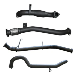Manta 3-inch Aluminised Steel Turbo Back Exhaust suitable for Nissan Patrol GU ZD30 Common Rail Wagon 2007-2017 with Cat, No Muffler