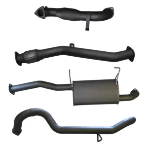 Manta 3-inch Aluminised Steel Turbo Back Exhaust suitable for Nissan Patrol GU ZD30 Di Wagon 2000-2006 with Cat and Muffler
