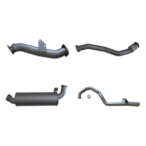 Manta 3-inch Aluminised Steel Turbo Back Exhaust suitable for Toyota LandCruiser 105 Series HZJ105 1HZ DTS Turbo Conversion with Muffler, No Cat