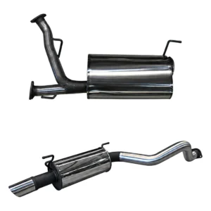 Manta 3-inch Stainless Steel Cat Back Exhaust suitable for Toyota LandCruiser 200 Series UZJ200 4.7L V8 2007-2012 with Centre and Rear Muffler