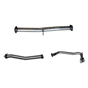 Manta 3-inch Stainless Steel DPF Back Exhaust with Side Exit Twin Chrome Tips suitable for Ford Ranger PX2 and PX3 3.2L DPF 2016-2022