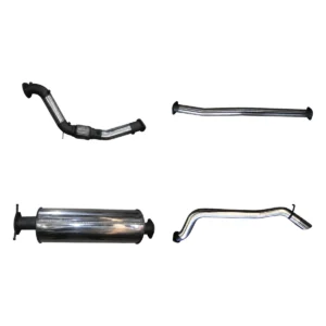 Manta 3-inch Stainless Steel Turbo Back DPF Delete Exhaust suitable for Ford Ranger PX2 and PX3 3.2L DPF 2016-2022 with Muffler, No Cat