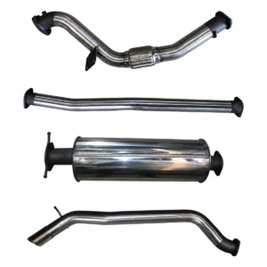 Manta 3-inch Stainless Steel Turbo Back Exhaust suitable for Ford Ranger PX and PX2 3.2L Pre-DPF 2011-2016 with Muffler, No Cat