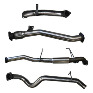 Manta 3-inch Stainless Steel Turbo Back Exhaust suitable for Nissan Patrol GU ZD30 Common Rail Wagon 2007-2017 with Hotdog, No Cat