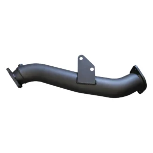 Manta aluminised steel dump pipe with 3 bolt fixed flange to suit DTS TD05 turbo, Toyota LandCruiser HZJ105