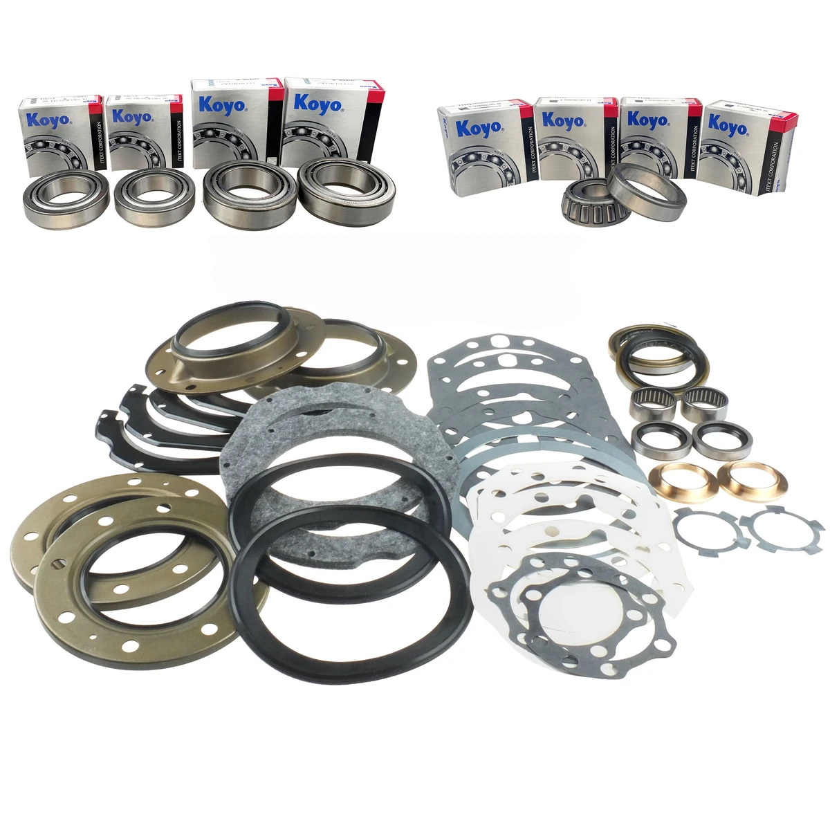 Swivel hub rebuild kit with Koyo wheel bearings suitable for Toyota LandCruiser VDJ79 VDJ78 VDJ76 with ABS 08/2012 on