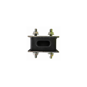 Rubber exhaust H block mount with studs and nuts suitable for Toyota LandCruiser