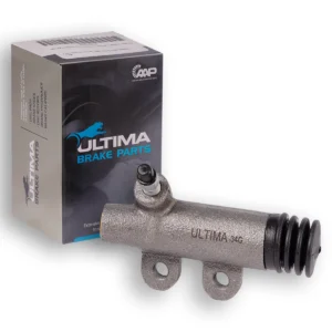 Ultima clutch slave cylinder suitable for Toyota Hilux 2L 3L 5L diesel, front view with box