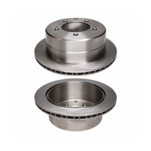 Ultima AAP791 rear brake rotor, two views, for Toyota LandCruiser 105 Series